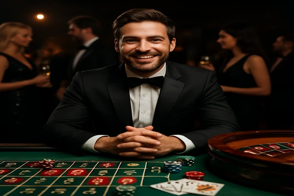 নিয়ন আলোয় সজ্জিত আধুনিক ক্যাসিনো পরিবেশে cb999র স্টাইলিশ উপস্থাপনা