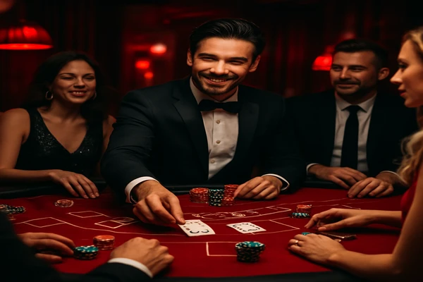 আলোকোজ্জ্বল ও আকর্ষণীয় গেমিং পরিবেশে এক আত্মবিশ্বাসী ডিলার cb999 অ্যাকাউন্টে নিরাপদ প্রবেশের জন্য ব্যবহারকারীদের আহ্বান জানাচ্ছেন।